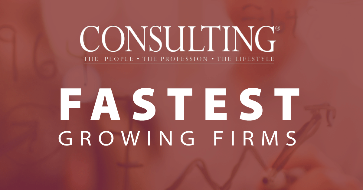 2019-Fastest-Growing-Firms Insight Sourcing Group was named one of the fastest growing consulting firms in 2019 by Consulting magazine, making it the fastest growing procurement consultancy in the world.